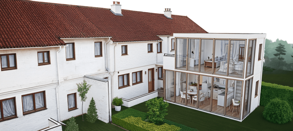 ANNEXE POUR UNE UNITE D’HABITATION, CITE&nbsp;R.PANIS